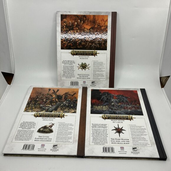 Warhammer Age of Sigmar Broken Realms Morathi Be'Lakor Kragnos Lot of 3 40k - Picture 7 of 11